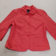 East 5th RN#93677 Women's Peach Coral Cotton Blend Blazer Jacket Size 12 image 14