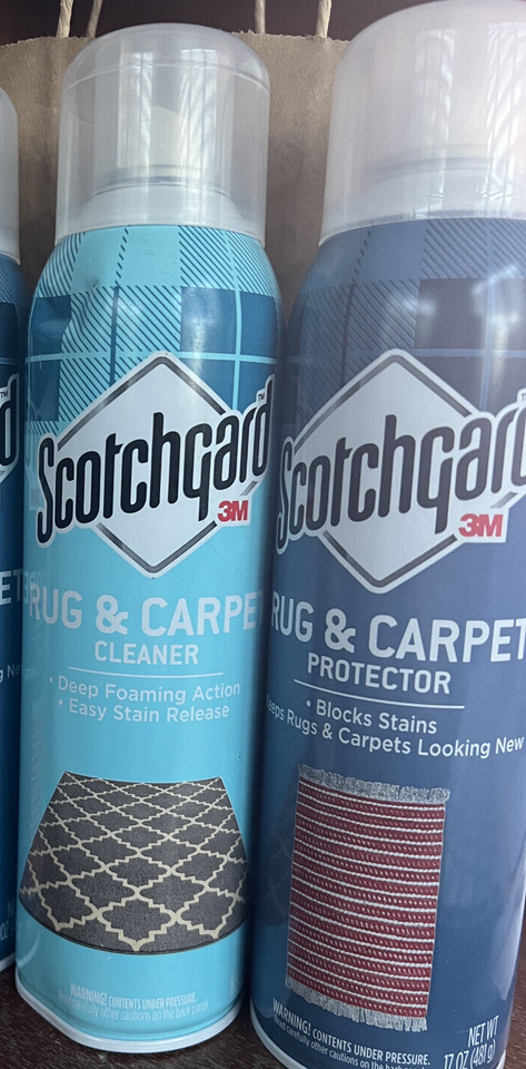 2 pack deal 3M Scotchgard Rug &amp; Carpet Protector &amp; Cleaner 17 oz ea - $27.89