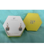 Bomb Party Yes Indeed RBP4484 Light Aqua Rose Gold Plating Earrings - $371.16 MXN