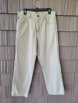 Carhartt Pants Men 34x30 Tan Canvas Fire Resistant FR Work Utility - €16,51 EUR