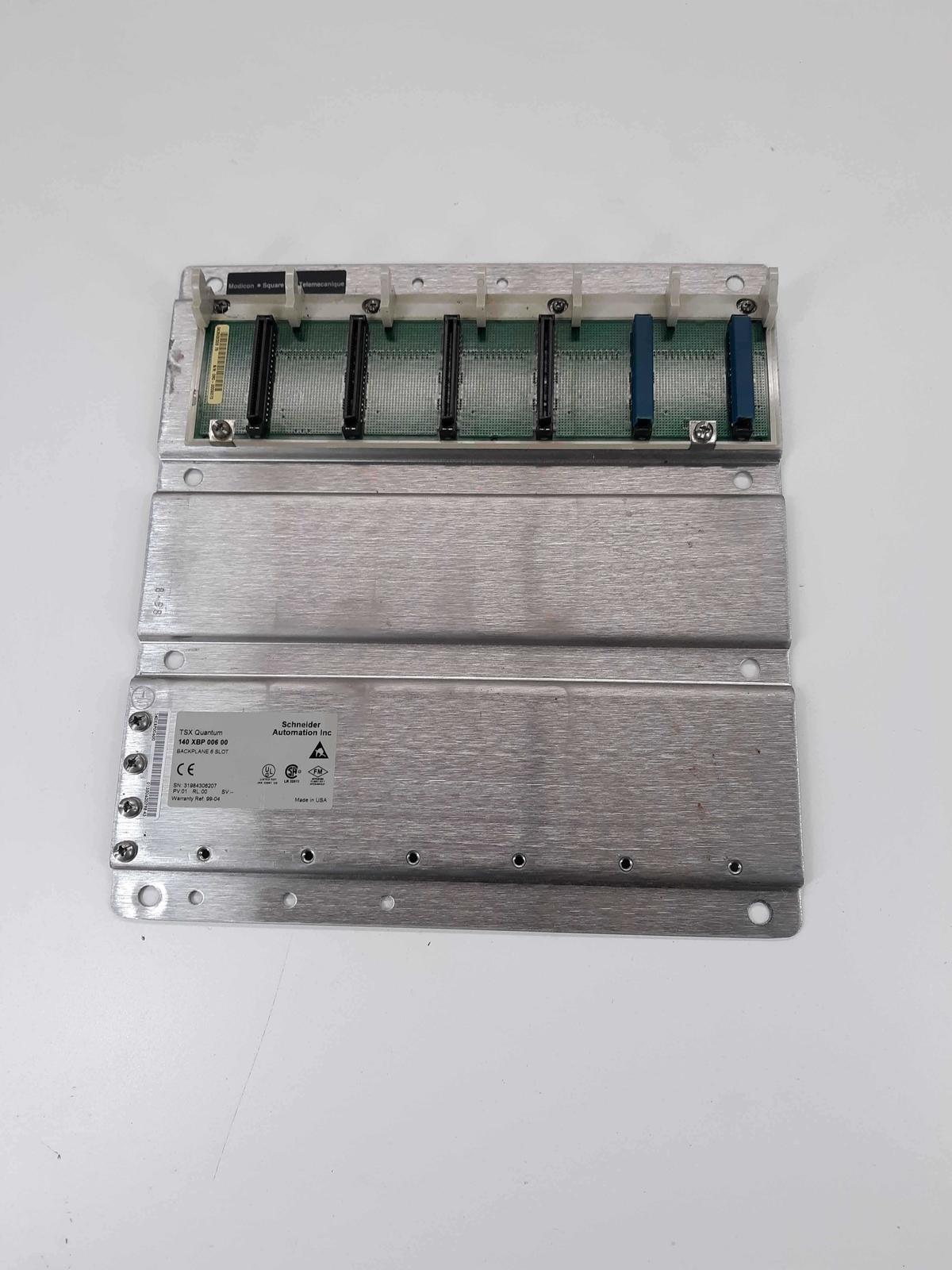 Schneider 140XBP00600 Backplane 6 Slot  - $110.00