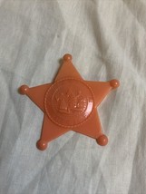 Vintage Sheriff Deputy Badge Plastic Children’s Toy  Hong Kong - $5.65