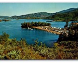 Birds Eye VIew Whiskeytown Lake CA California UNP Chrome Postcard V24 - $3.91
