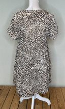 entro NWT women’s Cheetah print MIDI dress Size S brown Black M12 - £12.85 GBP