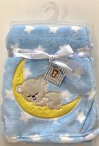 Newborn Baby Ultra Soft &amp; Cudlie Blanket with Emboidery Applique &#39;&#39;Littl... - £7.98 GBP