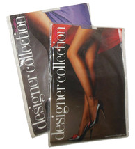 Silkona Giovanni Germany Pantyhose S 36 - 40 Charcoal Gray Embroidered 22 Denier - £15.76 GBP