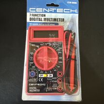 Cen-Tech 7 Function Digital Multimeter Voltage Tester Auto Electrical Tool - $11.88