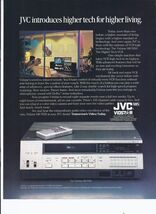 1982 JVC Vidstar HR-7650 Print Ad Vintage VHS Player 8.5" x 11" - $19.75