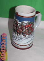 Anheuser-Busch Inc Embossed Clydesdales Collector&#39;s Series 1989 Beer Stein - £23.73 GBP