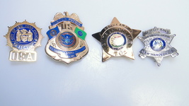 Badges Lot NY Police Border Patrol Sergeant New Hanover Amtrak 4pc Lot - £107.77 GBP