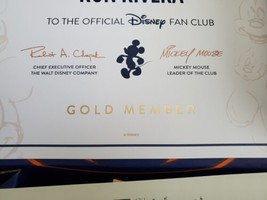 Disney D23 Celebrates 50th Most Magical Years Gold Member Pins &amp; Lunch B... - £38.84 GBP