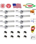 Versatile Sliding Glass Door Locks - 8 PC Keyed Alike Zinc Alloy Solution - $590.63 MXN