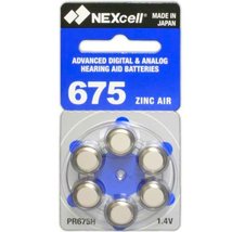 60 NEXcell Hearing Aid Batteries Size: 675 + Keychain - £14.77 GBP
