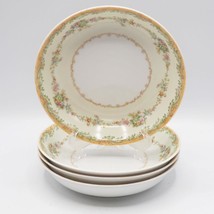 Noritake Morimura Art Deco Dinner China Salad Bowl Set of 4 - $141.71