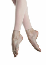 Capezio 1806 Women&#39;s Size Small Pink Ultra Shimmery Footless Tights - £4.78 GBP