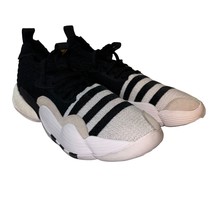 Adidas Mens Trae Young 2.0 Black White Sneakers, Size 10 NWT HO6477 - £44.19 GBP