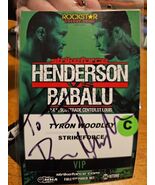 Autographed Strikeforce Corner Pass Dan Henderson Auto UFC See Description - €216,94 EUR Autographed Strikeforce Corner Pass Dan Henderson Auto UFC See Description - €216,94 EUR