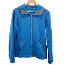 Marmot Womens S Khami Coat Teal Blue Hooded Full Zip C97080 Outdoor Layer - £30.81 GBP