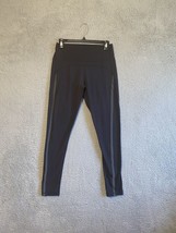 Adidas Leggings Medium Black Pocket Inside High Rise Fishnet Mesh Skinny... - $10.69