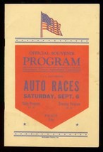 Chautauqua County Fair Racing Program September 1941 CSRA BIG CAR VG - £60.47 GBP