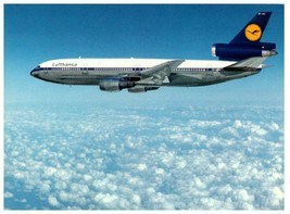 Lufthansa McDonnell Douglas DC 10 Airline Issued Postcard - £11.61 GBP