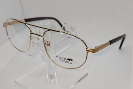 M&#39;EYE GENERATION ES2528 (EASY STREET) EYEGLASSES 54-18-145 GOLD W/ SOFT ... - £15.64 GBP