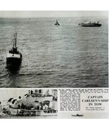1952 War Ship Willard Keith Captain Carlsen UK Sphere Magazine Print DWBB9 - $551.07 MXN