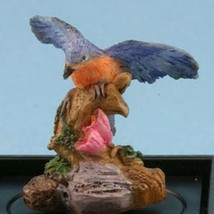 Dollhouse Bluebird Figurine jc02 Dale Jeannetta Kendall Wings Out Miniature - $20.68