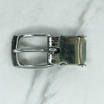Fine Belt Silver Tone Vintage Skinny Clamp Belt Buckle - £7.76 GBP