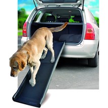 FLAMINGO Dog Car Ramp Gentle Step 154x39x70 cm Black - £76.07 GBP