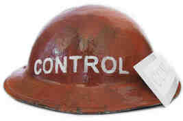 Civil Defence ARP Control Helmet Stencil WW2 - $13.00