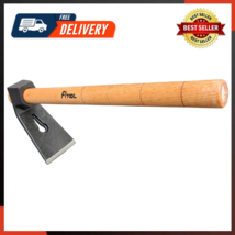 Forged Woodworking Hammer, Woodcarving Straight Adze Axe With Claw Hammer - £26.25 GBP