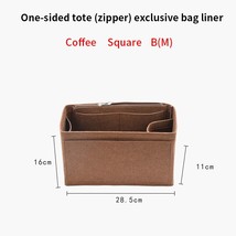 TINBERON Women&#39;s Makeup Organizer Felt Cloth Bag Liner Purse Cosmetic Bags Trave - £52.62 GBP