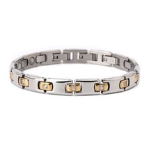 Fashion Ladies Stones Magnetic Bracelet For Women Health Care Bangle Healing Cha - £24.87 GBP