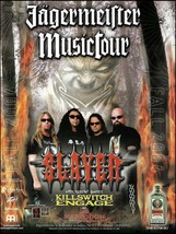 Slayer Killswitch Engage Mastodon 2003 Jagermeister Music Tour 8 x 11 ad... - £3.38 GBP