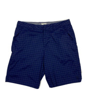 Hang Ten Men Size 36 (Measure 35x10) Blue Check Utility Shorts Chino - £6.97 GBP