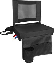 Durable Bleacher Chair with Padded Cushion &amp; Magnetic Base - Supports 38... - $40.54