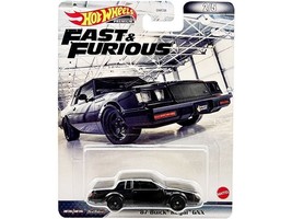 1987 Buick Regal GNX Black &quot;Fast &amp; Furious&quot; Series Diecast Model Car by Hot Whe - £14.51 GBP