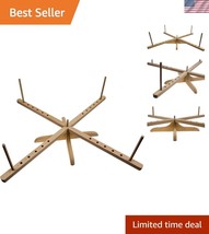 Amish Style Tabletop Yarn Swift - Adjustable Birch Wood Craft Tool, 2.5-6ft - $67.99