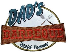 Lets go Outback for BBQ Apron Design [Dad&#39;s World Famous Barbeque] Embroidered I - £11.10 GBP