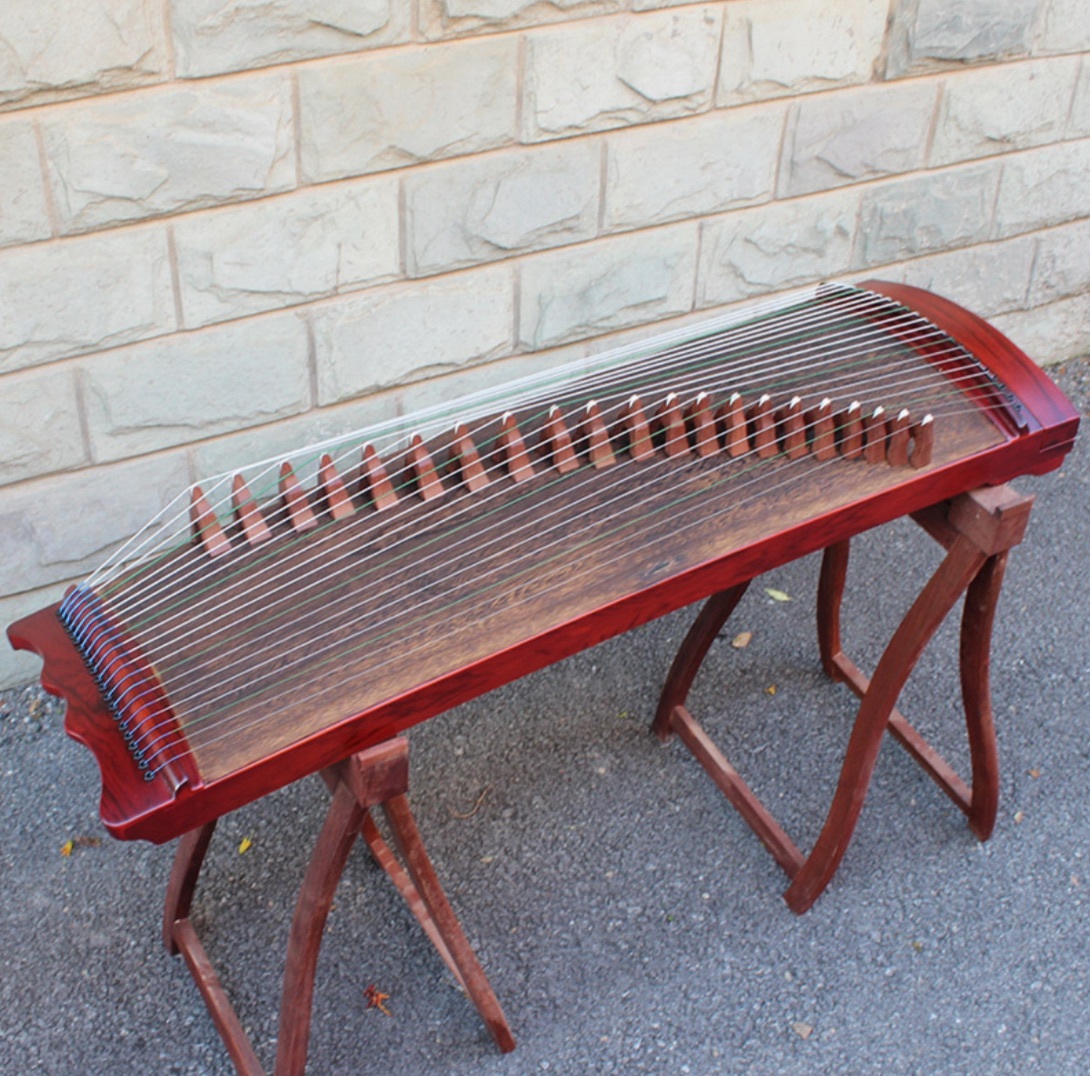 Small guzheng portable Redwood material Chinese string instruments - $359.00