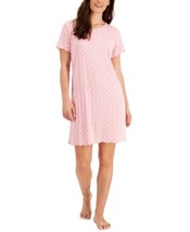 allbrand365 designer Womens Cotton Pointelle Sleep Shirt Nightgown M - £24.61 GBP