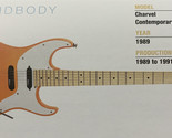 1989 Charvel Contemporary Spectrum Solid Guitar Fridge Magnet 5.25&quot;x2.75... - $3.84