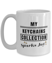 Funny Coffee Mug for Keychains Collector - 15 oz Tea Cup For Friends Office  - £11.81 GBP