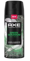 AXE Aluminum Free 72-Hour Premium Body Spray, Green Geranium, 4 Oz. Spray Can - £11.71 GBP