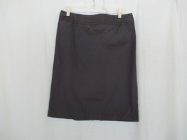 Talbots skirt straight  pencil lined knee length Size 12 black lined career - $15.63