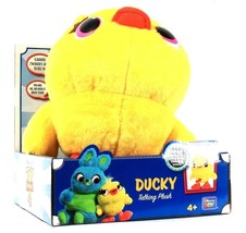 Thinkway Toys Disney Pixar Toy Story 4 Ducky Talking Plush Age 4 &amp; Up - £35.25 GBP