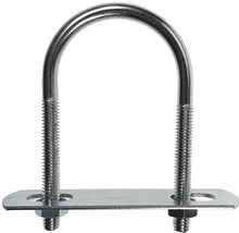 SWORDFISH 8228 Zinc Plated Round Type U Bolts (5/16"-18 X 2" X 3", Round... - $11.17