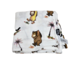 WHERE THE WILD THINGS ARE POTTERY BARN ORGANIC MUSLIN SWADDLE BABY BLANKET - £44.33 GBP
