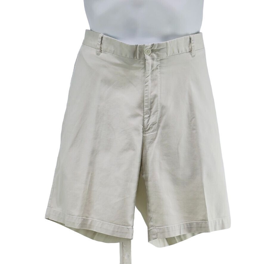 PETER MILLAR Men&#39;s Pima Cotton Spandex Sand Chino Shorts Size 40 - £22.33 GBP